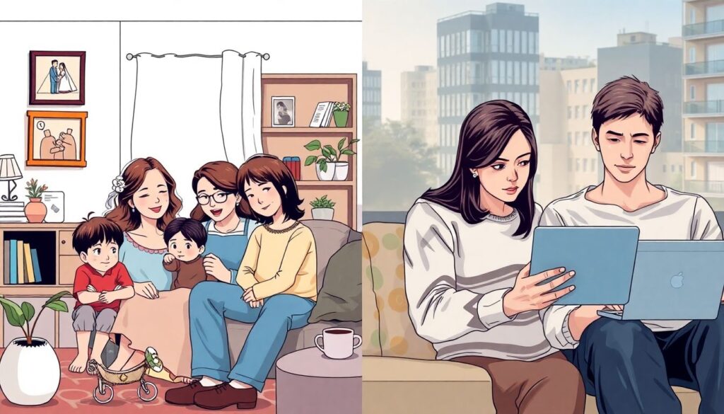 Как меняется российская семья: поздние браки, отсутствие детей и новые форматы партнёрства - иллюстрация