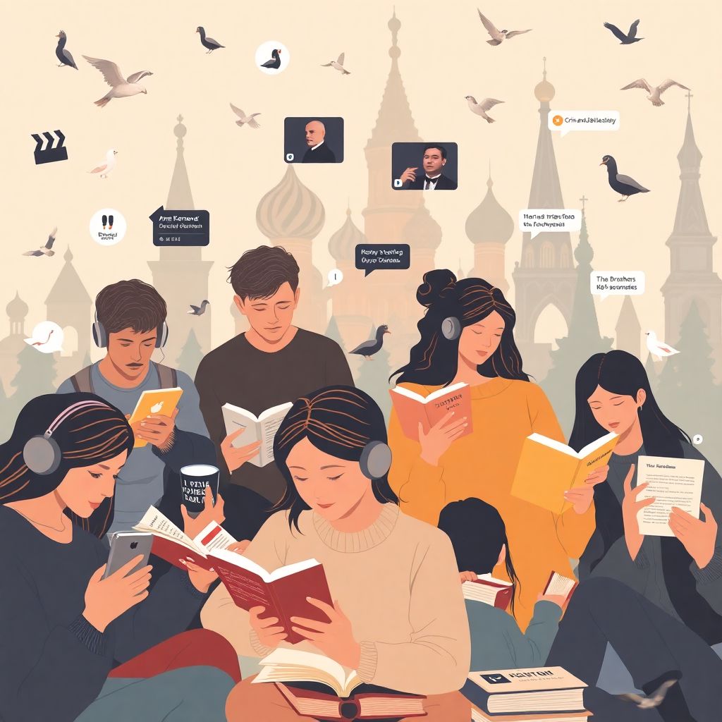 Переосмысление русской классики: почему молодёжь возвращается к Толстому и Достоевскому